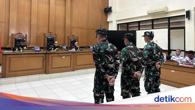 3 Oknum TNI AL Penembak Bos Rental Mobil Ajukan Pledoi