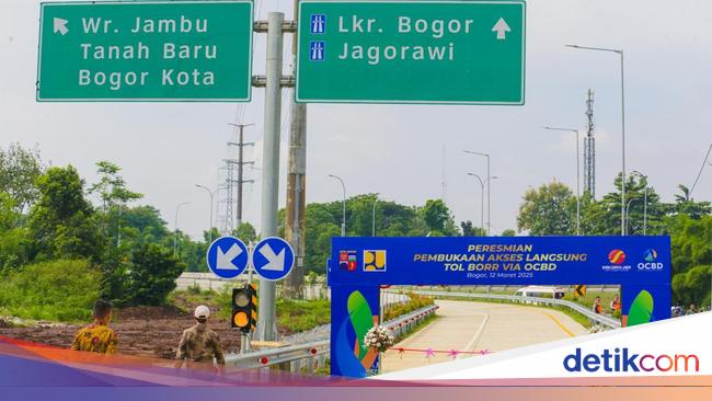 Akses Tol BORR Via OCBD Dibuka, Walkot Bogor Harap Bisa Atasi Macet