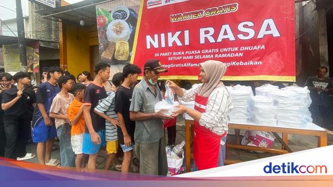 Alfamart-WINGS Group Gaet Warteg di 36 Kota Salurkan 54.000 Paket Berbuka