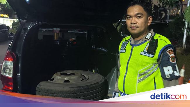 Kompolotan Maling Ban Serep Sempat Ngumpet di Balik Separator Tol Halim