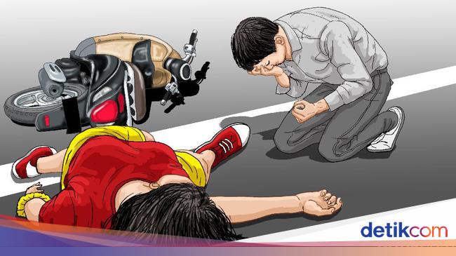 Pemotor Wanita Tabrak Truk Parkir di Jakut, Terpental lalu Tewas Terlindas