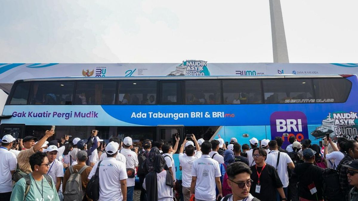 Mudik Gratis 2025, BRI Berangkatan Ribuan Pemudik Pulang Kampung