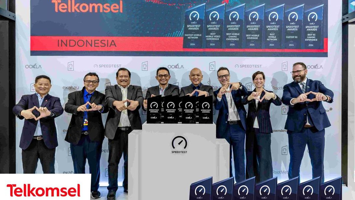 Telkomsel Sabet 7 Penghargaan di Ookla Speedtest Awards Q3-Q4 2024