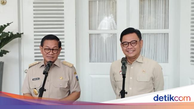 Gubernur Lemhannas Temui Pramono di Balai Kota Jakarta, Ini yang Dibahas