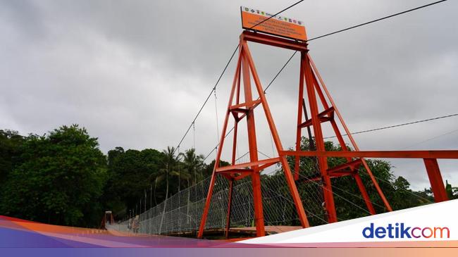 Jembatan Gantung Rampung, Akses Megamendung-Cisarua Bogor Kembali Terhubung