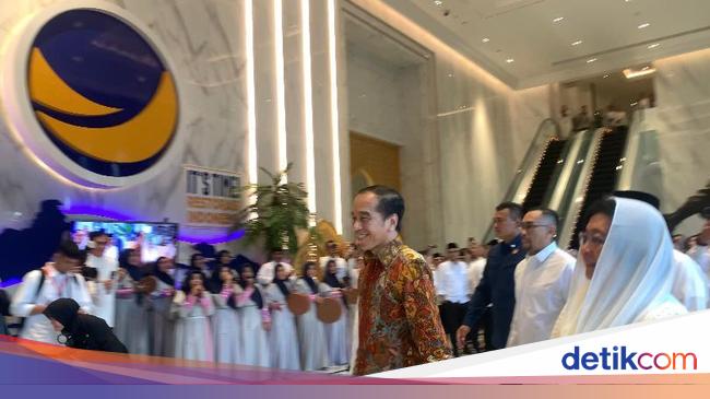 Jokowi hingga Pramono Hadiri Buka Puasa Bersama di NasDem Tower