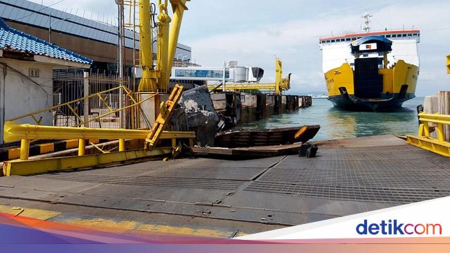 Dermaga Eksekutif Merak Ditutup Sementara Usai Kapal Tabrak Moveable Bridge