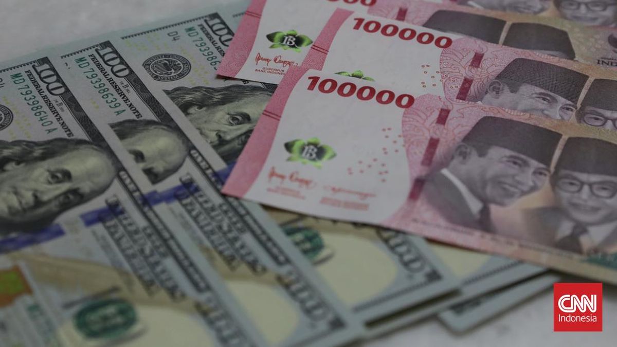 Rupiah Lesu ke Rp16.406 per Dolar AS Sore Ini