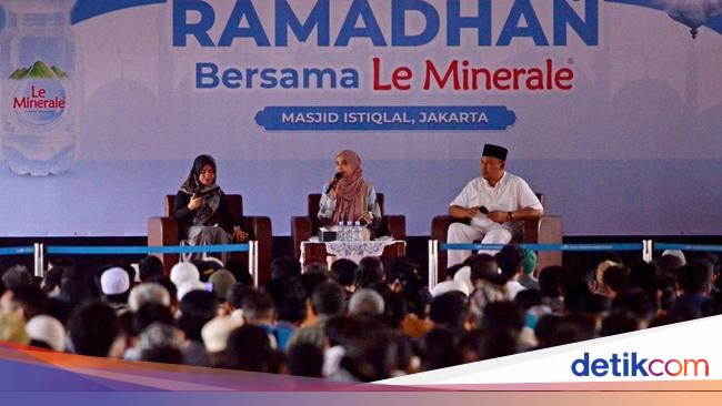 Masjid Istiqlal Gandeng Le Minerale, UMKM-Jemaah Rasakan Berkah Ramadan