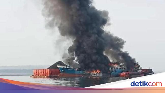 2 Orang Tewas dalam Ledakan Dahsyat Kapal Tanker di Perairan Lamongan