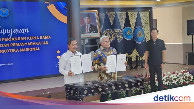 Menteri Imipas-Kepala BNN Teken MoU Rehabilitasi, Solusi Lapas Overcapacity