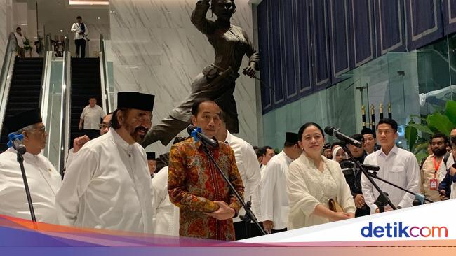 Puan Ngobrol soal Revisi UU TNI ke Jokowi-Paloh di Bukber NasDem