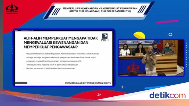 PBHI Tolak Perluasan Kewenangan Lewat RUU TNI-Polri-Kejaksaan