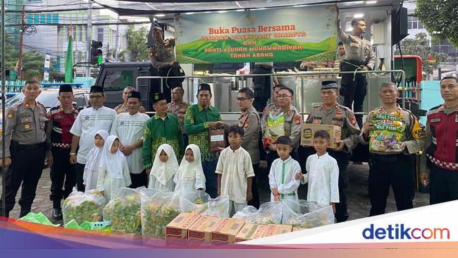 Bukber di Panti Asuhan Jakpus, Polda Metro Salurkan Bantuan ke Anak Yatim