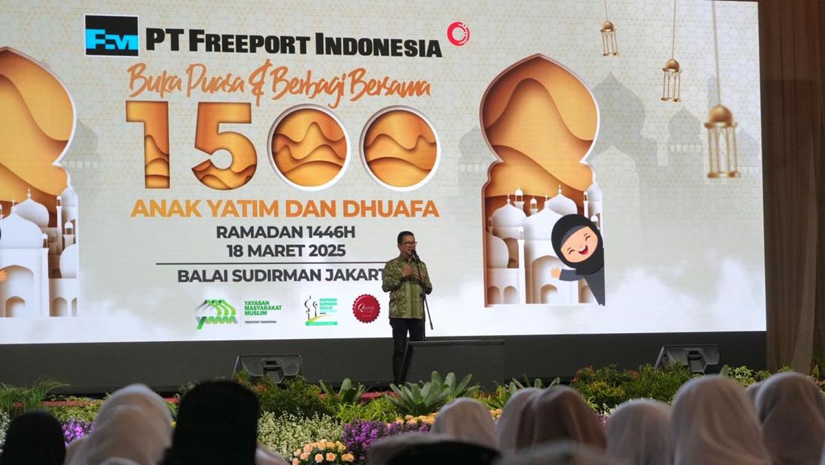 Freeport Berbagi dengan 1.700 Anak Yatim di 4 Area Operasional