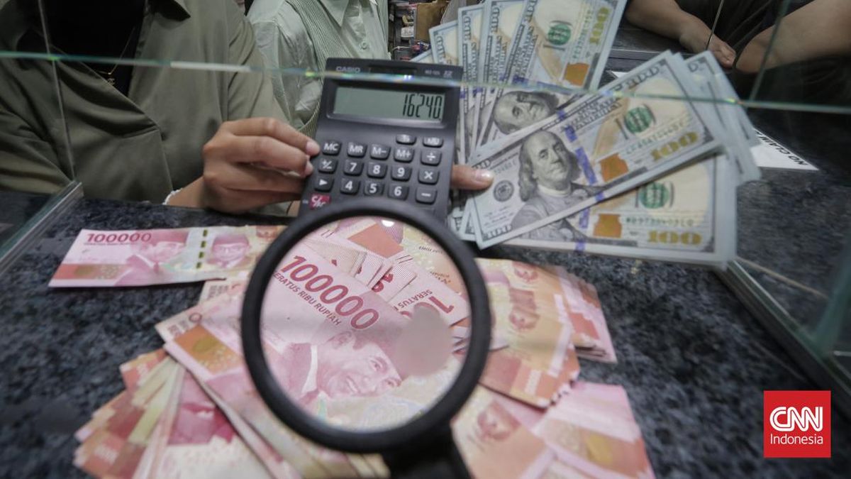 Rupiah Tersenyum Tipis ke Rp16.428 Sore Ini